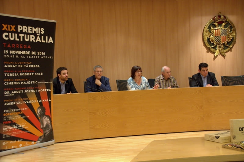 Presentació dels Guardonats als XIX Premis Culturàlia 2016