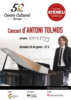 Concert d'Antoni Tolmos (Teatre Ateneu a les 21h del 26/01/2019)